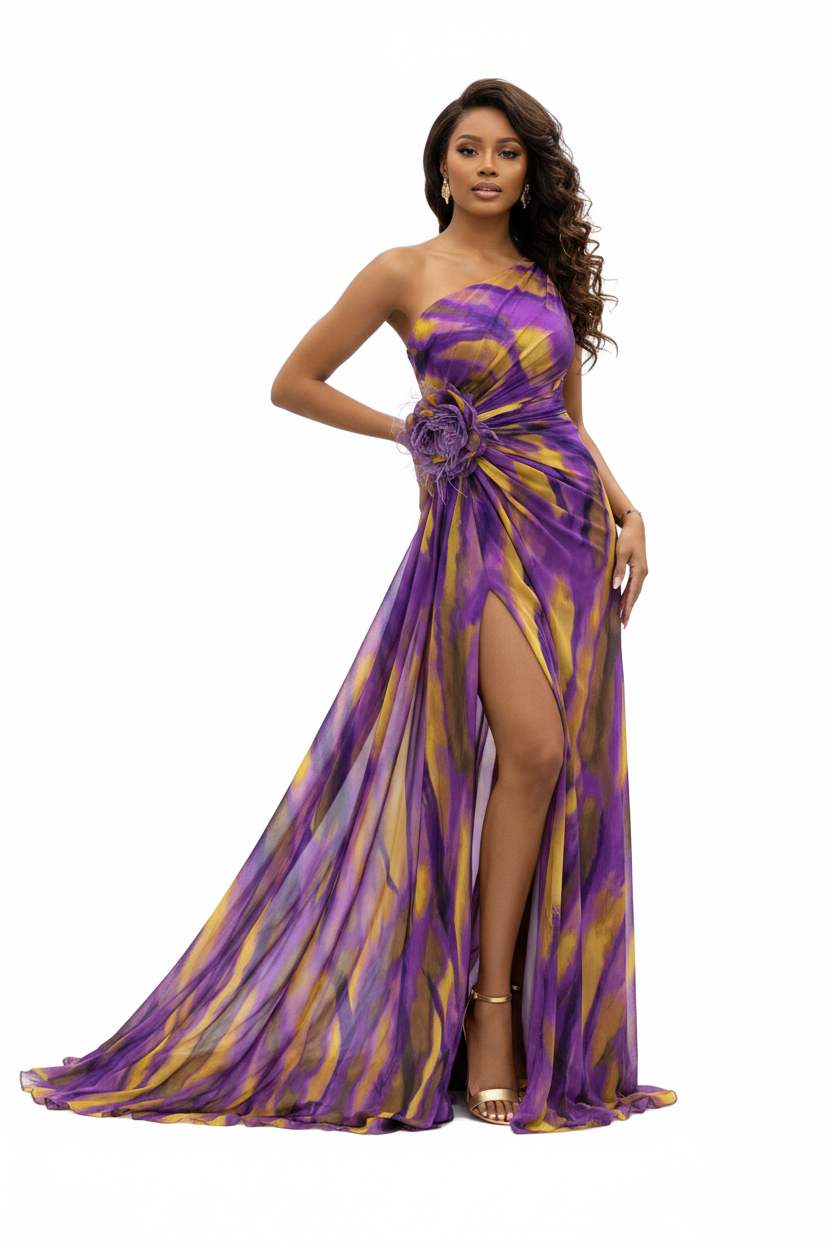 Caribbean Slit Dress
