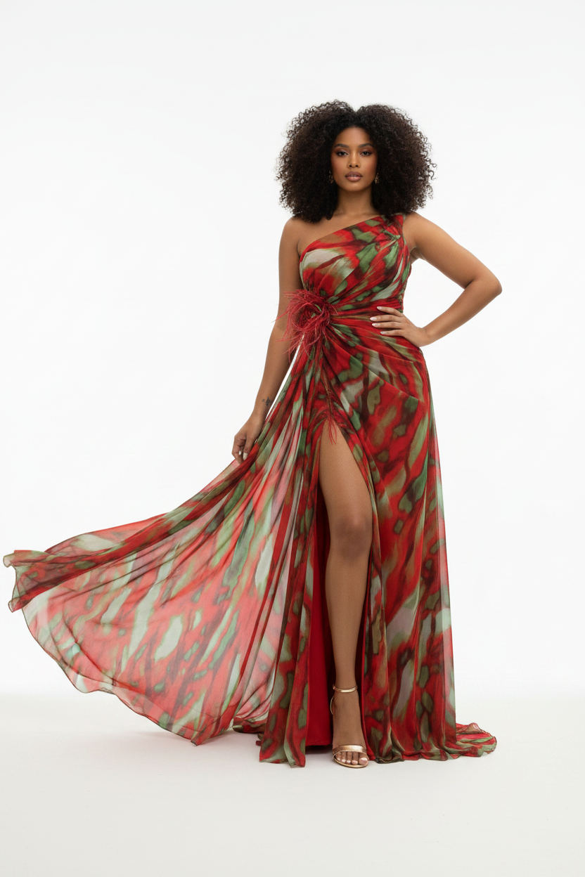 Caribbean Slit Dress