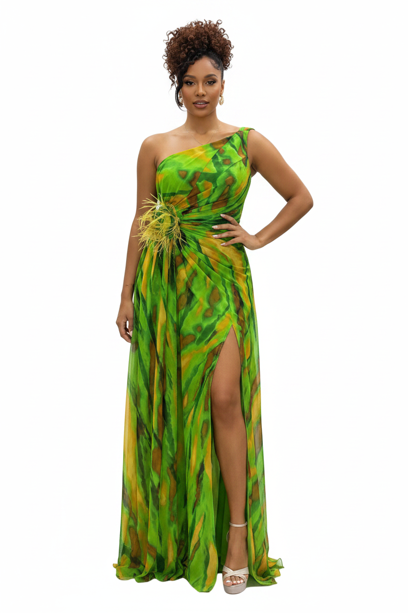 Caribbean Slit Dress